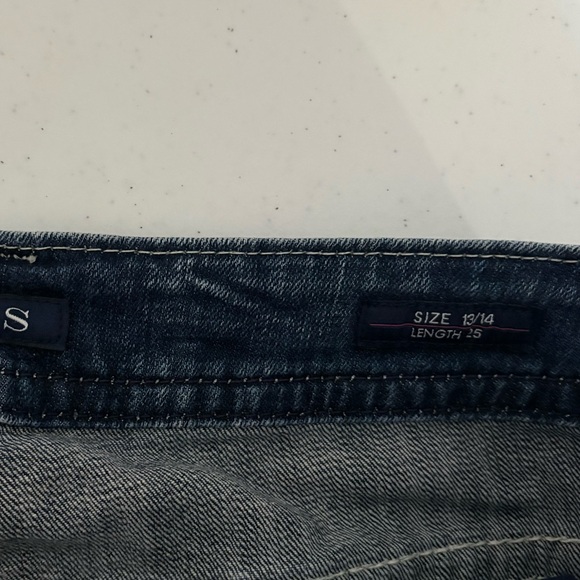 Vigoss Chelsea Boyfriend Jeans Plus 13 14 Length 25 EUC - Picture 10 of 11